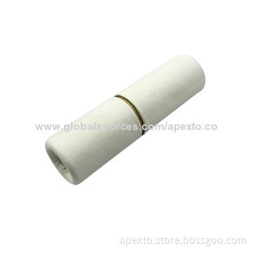 White Paper USB Flash Drive with Anti-shock and Moisture Resistance, Supports Plug-and-play Function